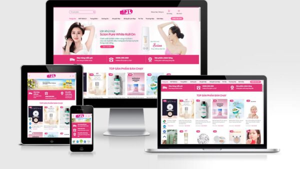 Theme Wordpress bán mỹ phẩm mẫu số 19