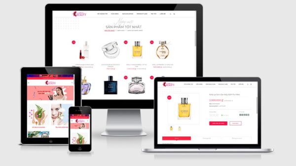 Theme Wordpress bán mỹ phẩm mẫu số 23 - TL COSMETICS