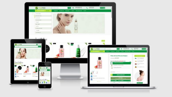 Theme Wordpress bán mỹ phẩm mẫu số 25