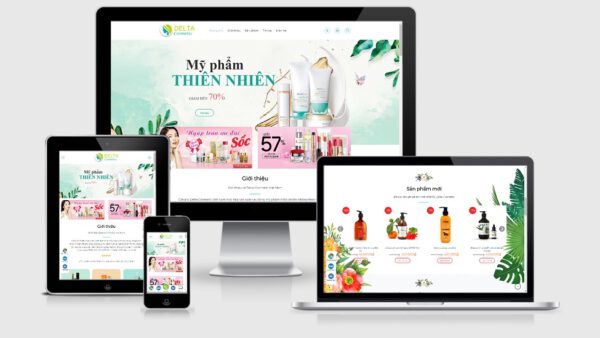 Theme Wordpress bán mỹ phẩm mẫu số 26