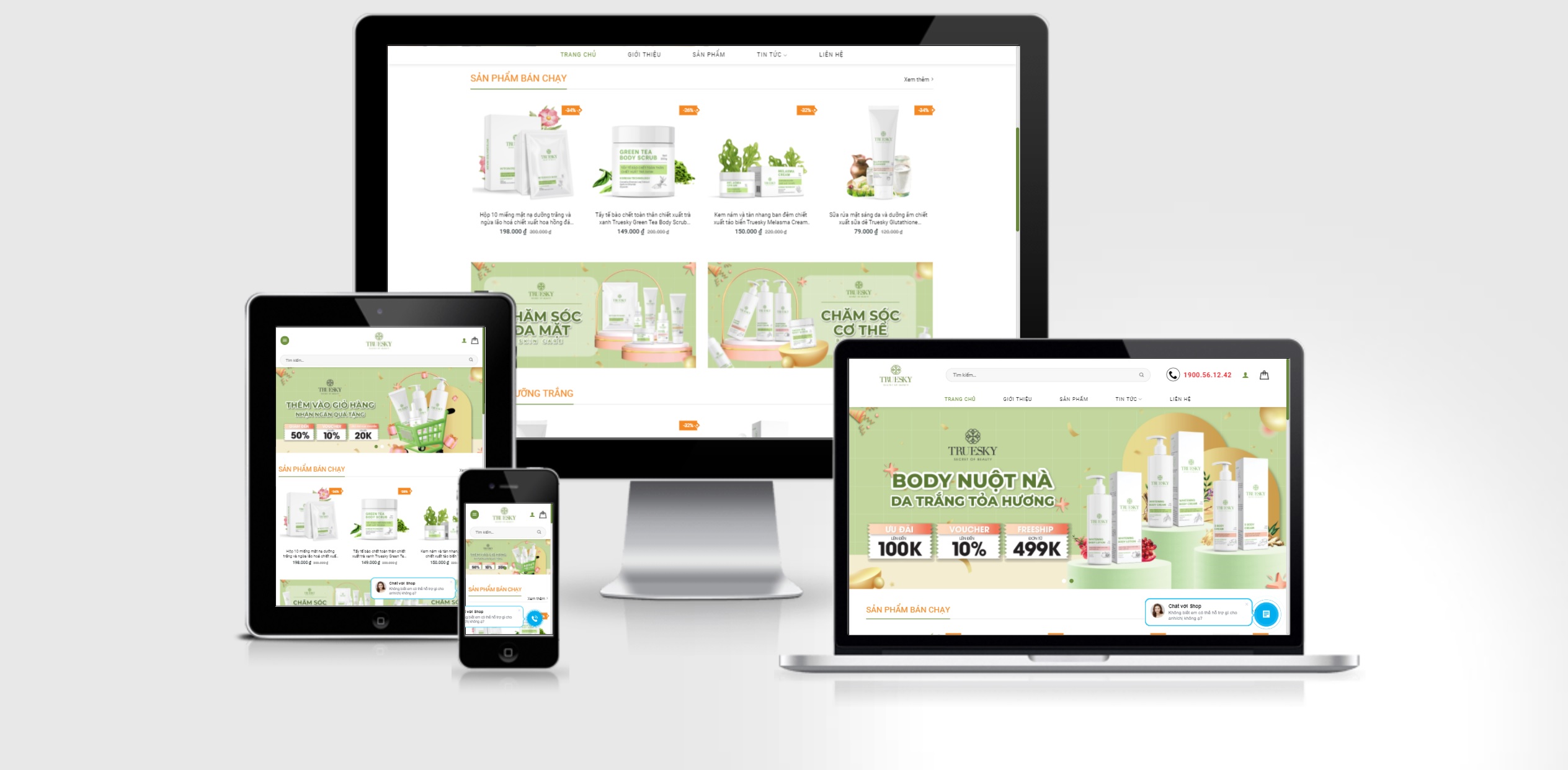 Theme Wordpress mỹ phẩm đẹp mẫu số 28