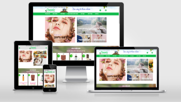 Theme Wordpress bán hàng mỹ phẩm đẹp - Mẫu số 3