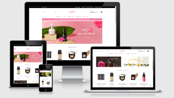Theme Wordpress bán mỹ phẩm đẹp - Yeppy