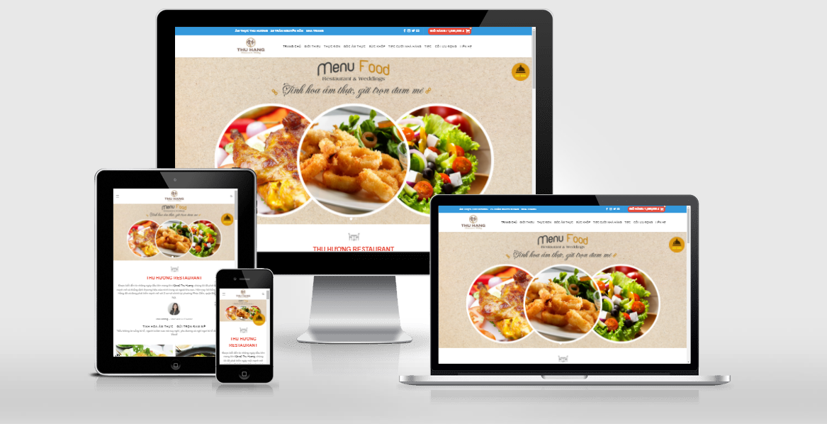 Theme Wordpress nhà hàng tuyệt đẹp - Việt hóa và Full Code