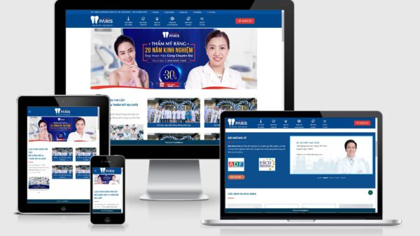 Theme Wordpress phòng khám nha khoa, nha sỹ mẫu số 3