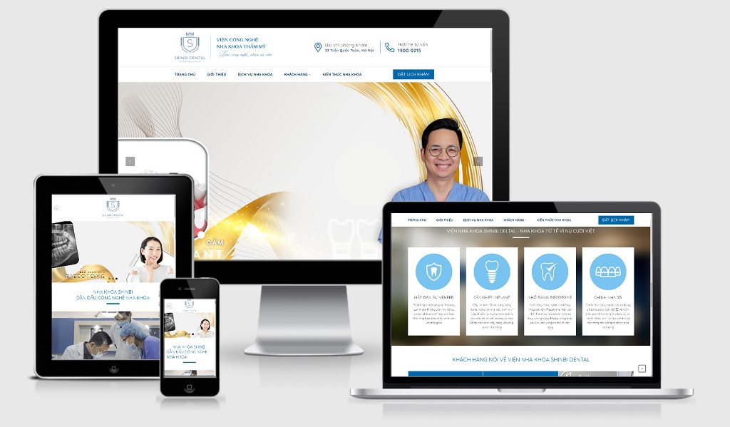 Theme Wordpress phòng khám nha khoa, nha sỹ mẫu số 4