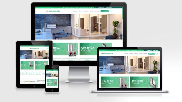 Theme wordpress cửa nhôm kính Phố Việt