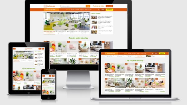 Theme Wordpress nội thất mẫu số 11