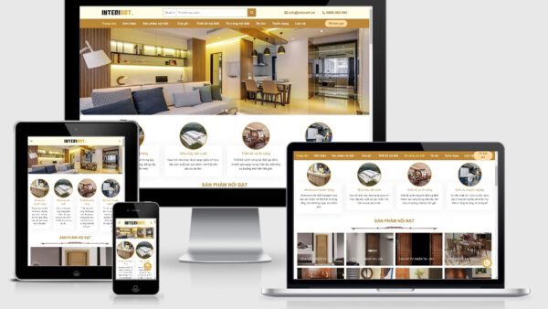 Theme Wordpress nội thất mẫu số 10