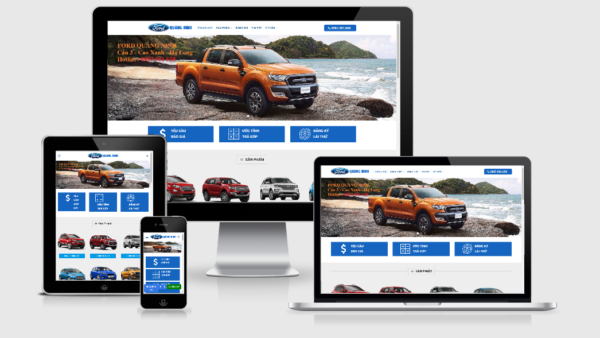 Theme Wordpress bán ô tô Ford đã Việt Hóa