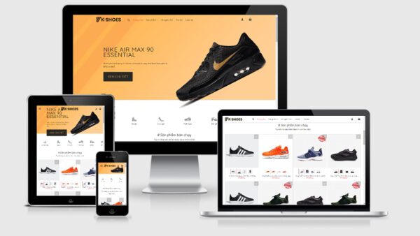 Theme Wordpress giày Sneaker thời trang mẫu số 4