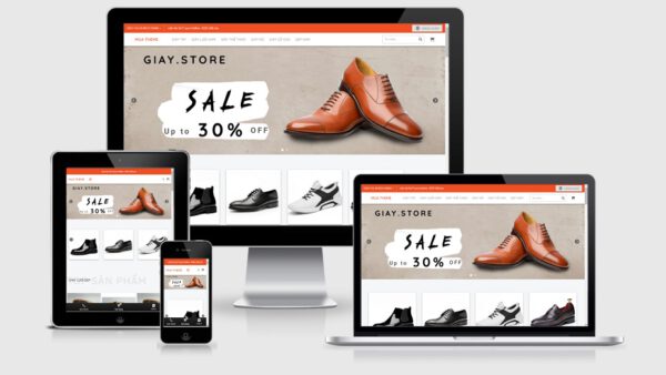 Theme Wordpress giày da cao cấp cho nam - Mẫu số 6