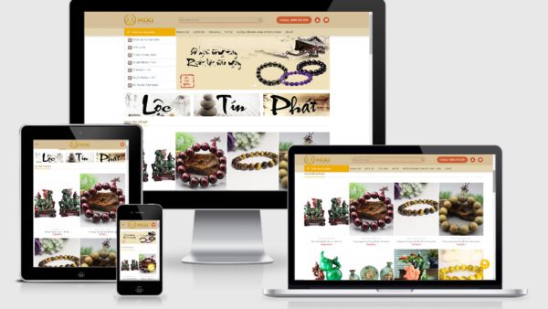 Theme Wordpress shop phong thủy mẫu số 3