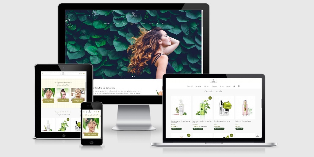 Theme Wordpress spa đẹp mẫu số 2 - Rose Spa