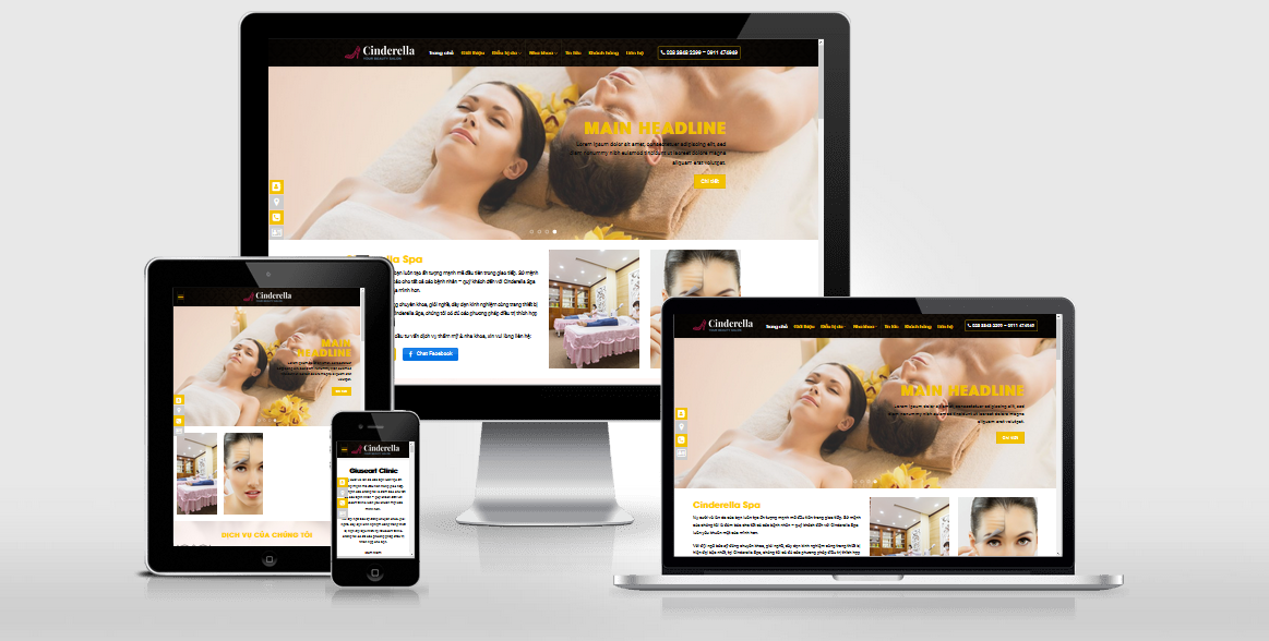 Theme Wordpress spa, thẩm mỹ viện, nha khoa đã Việt hóa