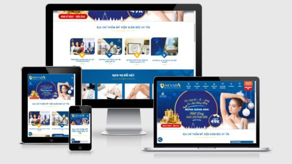 Theme Wordpress thẩm mỹ viện mẫu số 3