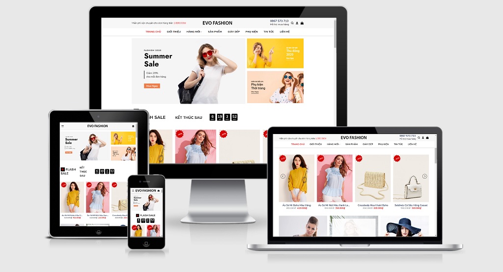 Theme Wordpress thời trang đẹp mẫu số 17