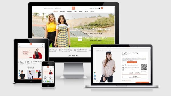 Theme Wordpress thời trang đẹp mẫu số 19
