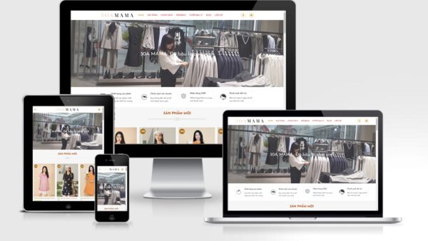 Theme Wordpress thời trang mẫu số 9 - Shop đầm bầu