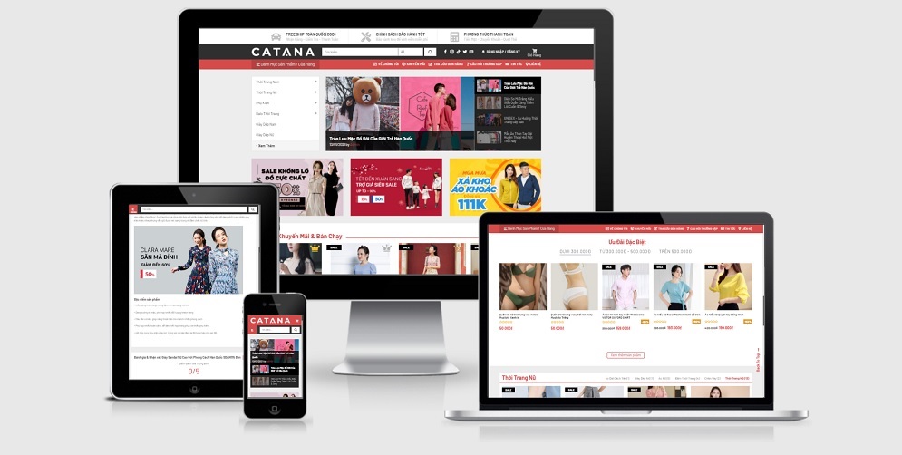 Theme Wordpress thời trang cao cấp mẫu số 20