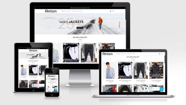 Theme Wordpress thời trang nam mẫu số 27