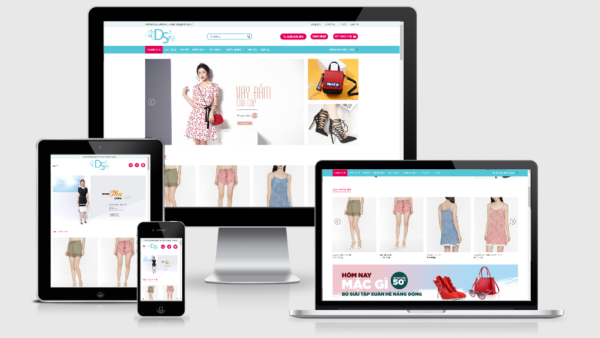 Theme Wordpress shop thời trang mẫu số 4