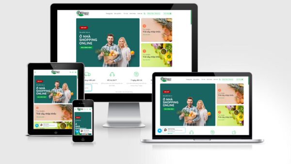 Theme Wordpress thực phẩm, rau củ trái cây mẫu số 10