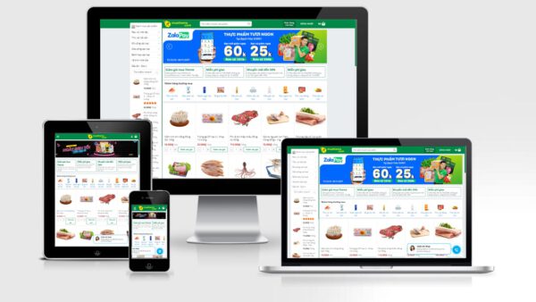 Theme Wordpress thực phẩm giống Bách Hóa Xanh