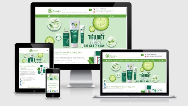 Theme Wordpress thực phẩm chức năng mẫu số 5