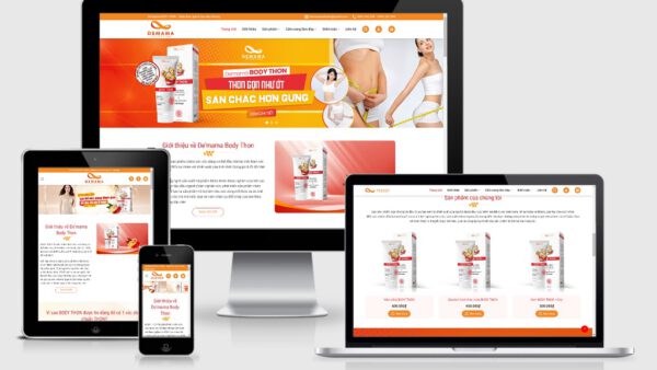 Theme Wordpress bán thực phẩm chức năng mẫu số 3