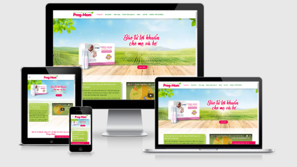 Theme Wordpress Landing page thực phẩm chức năng cho trẻ em
