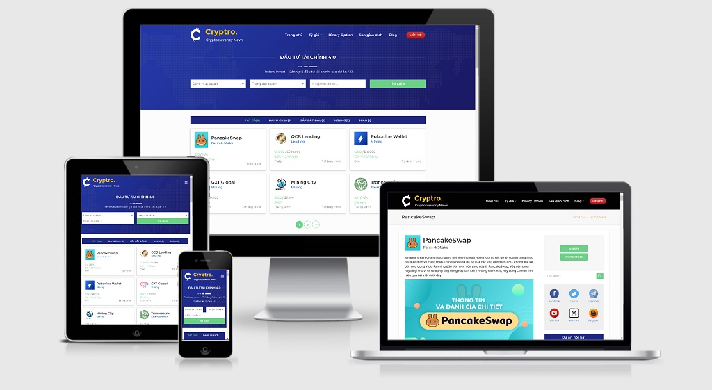 Theme Wordpress tiền ảo số 1 - Cryptocurrency Wordpress theme