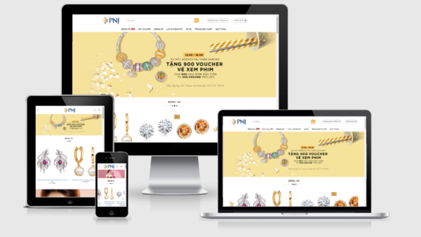 Theme Wordpress bán trang sức, nữ trang, đồng hồ giống PNJ