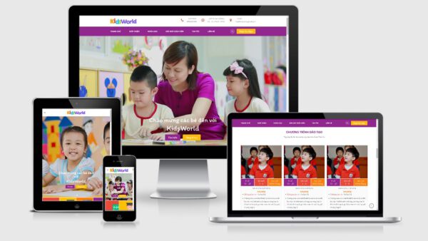 Kidzone - Theme trường mầm non, tiểu học, trung tâm giáo dục