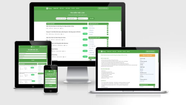 Theme Wordpress tuyển dụng, việc làm mẫu số 1