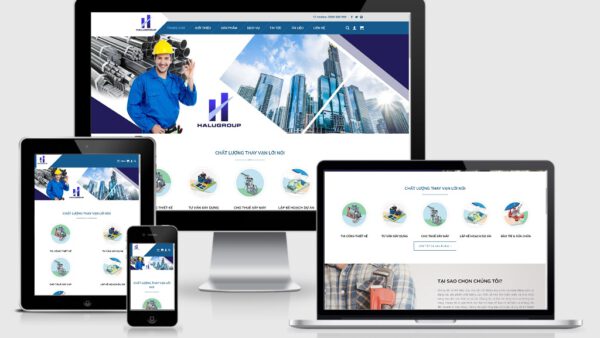 Theme Wordpress công ty xây dựng mẫu số 6